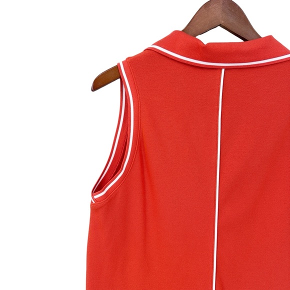 SPANX® AirEssentials Dress Timeless Pique Polo Tank Orange - Picture 5 of 6